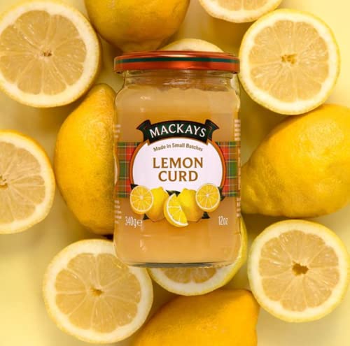 Mackays Lemon Curd spread on pastries for a tangy topping