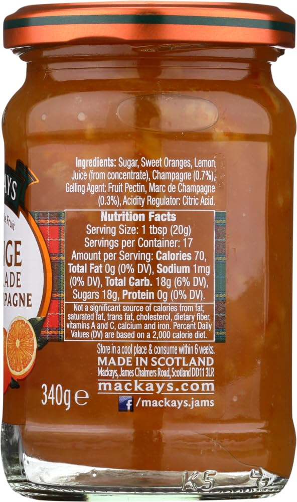 Mackays Orange Marmalade gift tin, a premium treat for brunch hosts