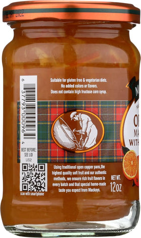 Mackays Orange Marmalade on toast, glossy and vibrant for quick indulgence