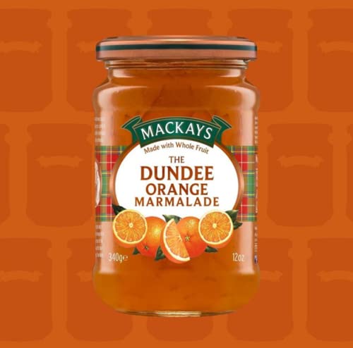 Mackays marmalade pairs with toast, yogurt, or pastries for a zingy treat.