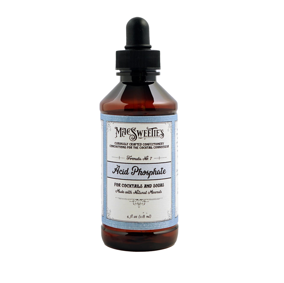 MacSweetie's Acid Phosphate bottle with dropper for precise mixing