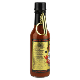 Mad Dog Gear gold edition peppers blend closeup highlighting heat level.