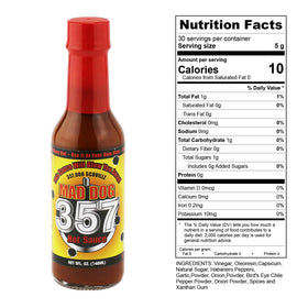 Mad Dog Gear Mad Dog 357 hot sauce on wings elevates heat and aroma.