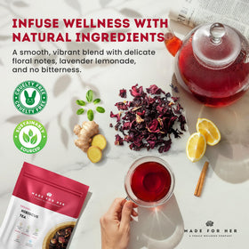 Made For Her gift-ready tea set, a premium wellness treat.
