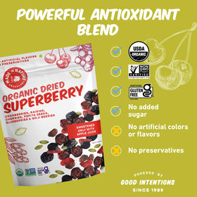 Made In Nature Fruit Fusion crunch of cranberries, raisins, and pepita seeds ideal for trail mix.