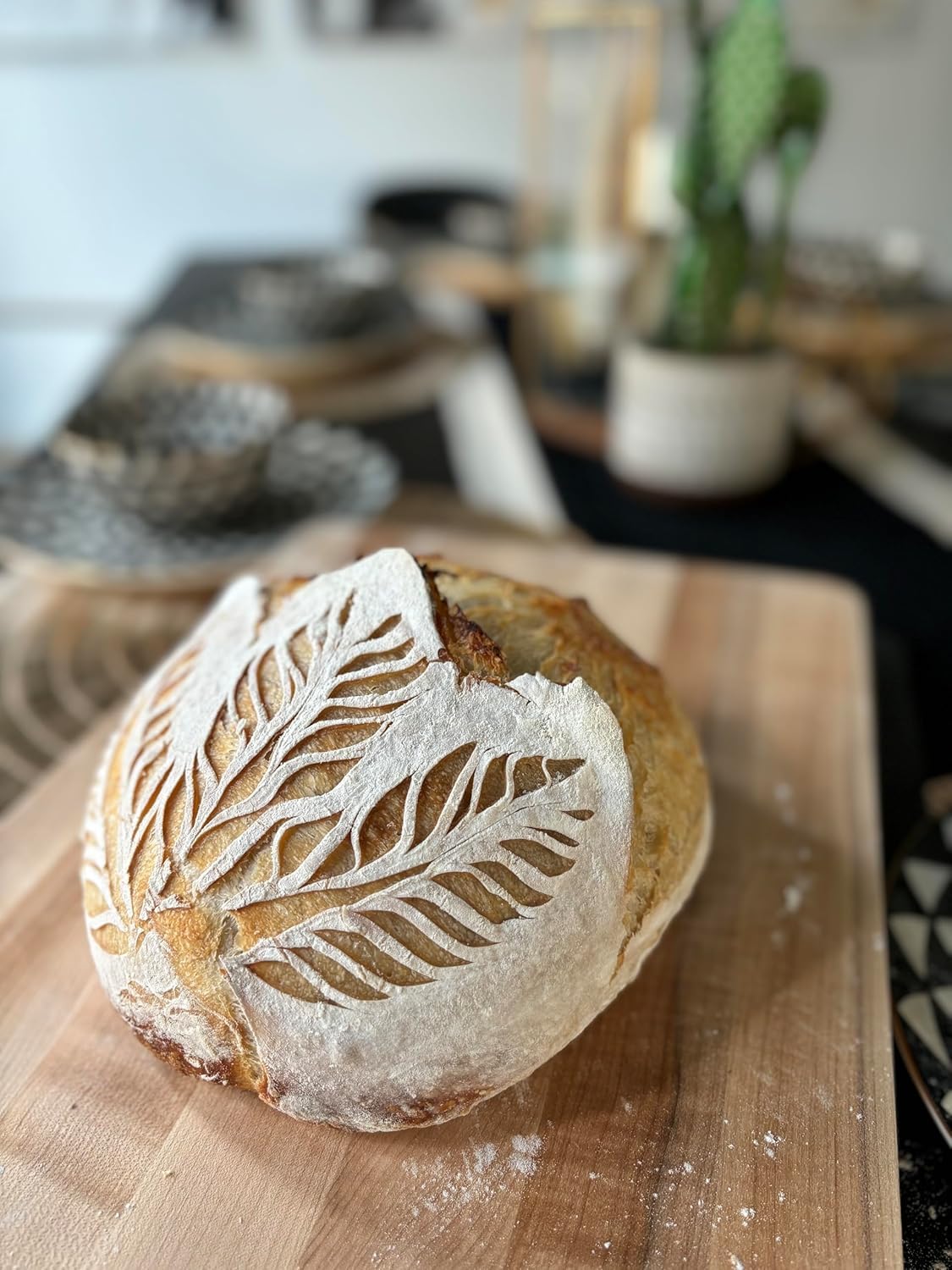 Made With Loave dough rising shows hopeful fermentation in progress.
