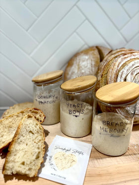 Made With Loave starter ingredients kit promotes precise baking and consistent results.