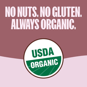 MadeGood allergen-friendly label communicates gluten-free and organic ingredients.