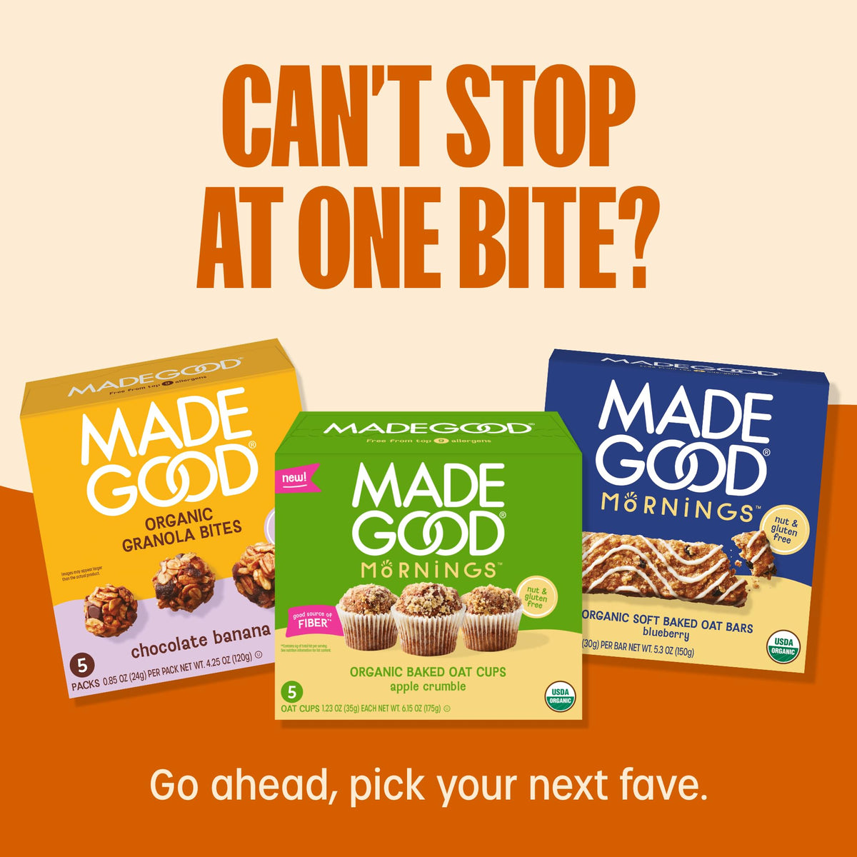 MadeGood Cheddar Star Puffed Crackers gluten-free option for allergen-conscious kitchens.