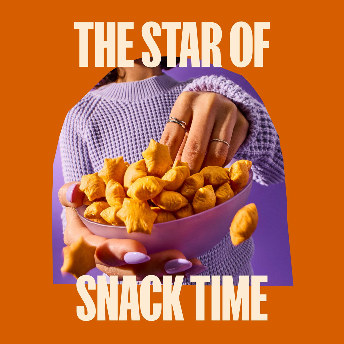 MadeGood Cheddar Star Puffed Crackers nutrition panel hints at vitamin D benefits.