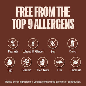 Icon showing six vegetable extracts in MadeGood bars