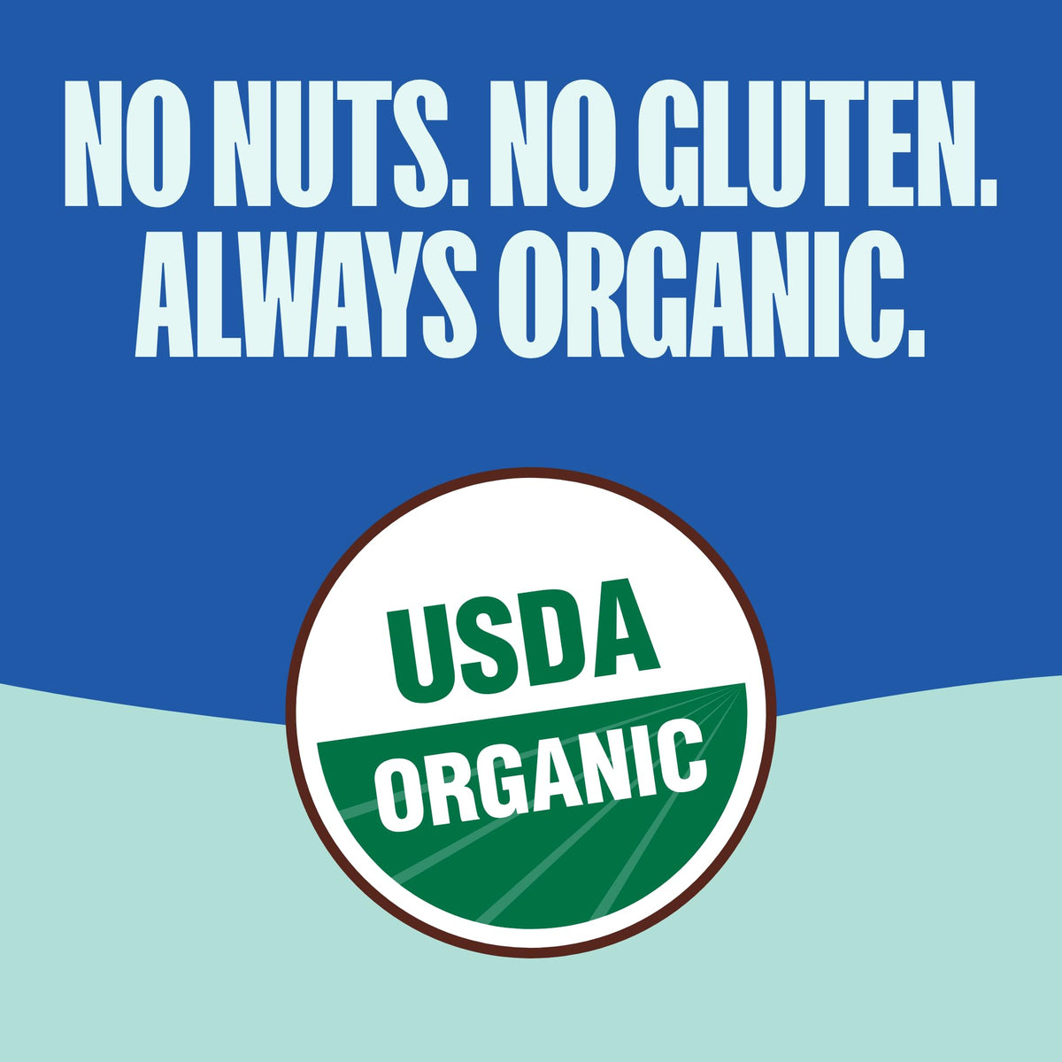 MadeGood Crispy Squares gluten-free and vegan symbol highlight allergy-friendly snack.