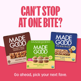 MadeGood Granola Bites on-the-go snack – ideal for school, work, or travel.