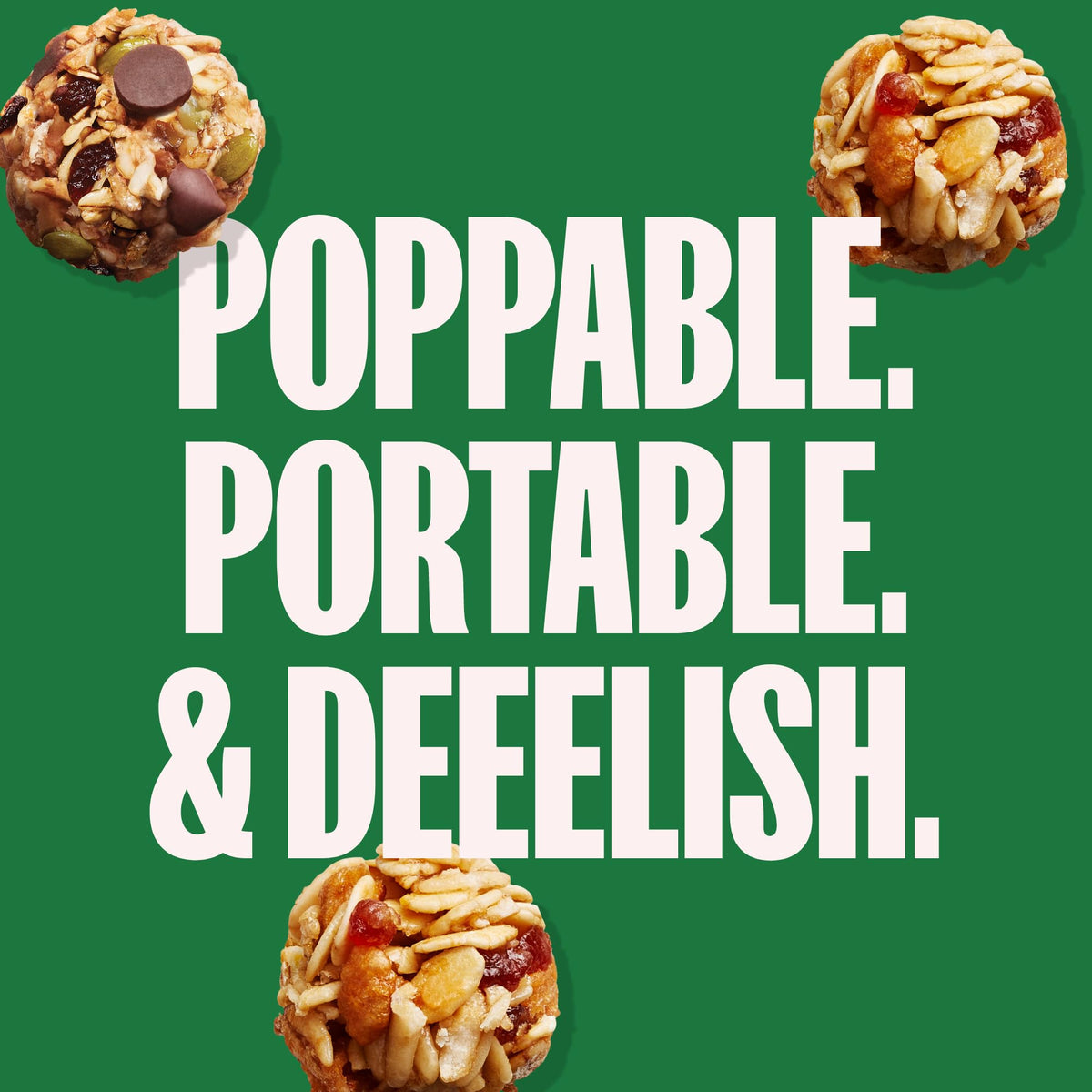Close-up of MadeGood Granola Minis nutrition label showing gluten-free