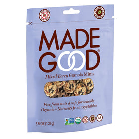 MadeGood Mixed Berry Granola Minis in a bowl as a tasty breakfast topper