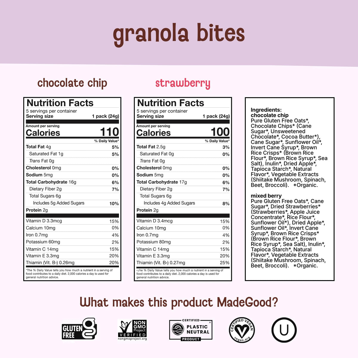 MadeGood cinnamon-bun-soft-baked morning bars, cozy morning snack.