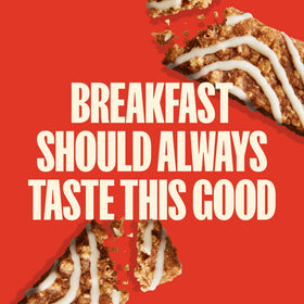 Individual wrapped MadeGood Cinnamon Bun bar ideal for school lunches