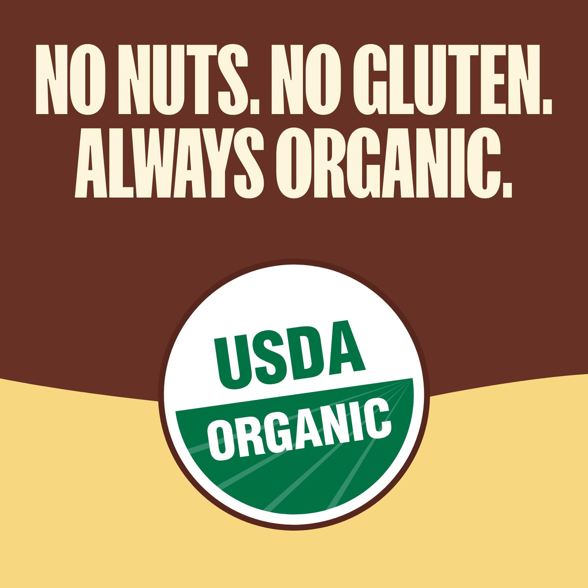 MadeGood Mornings vegan-certified bars on packaging, convenient bulk option.