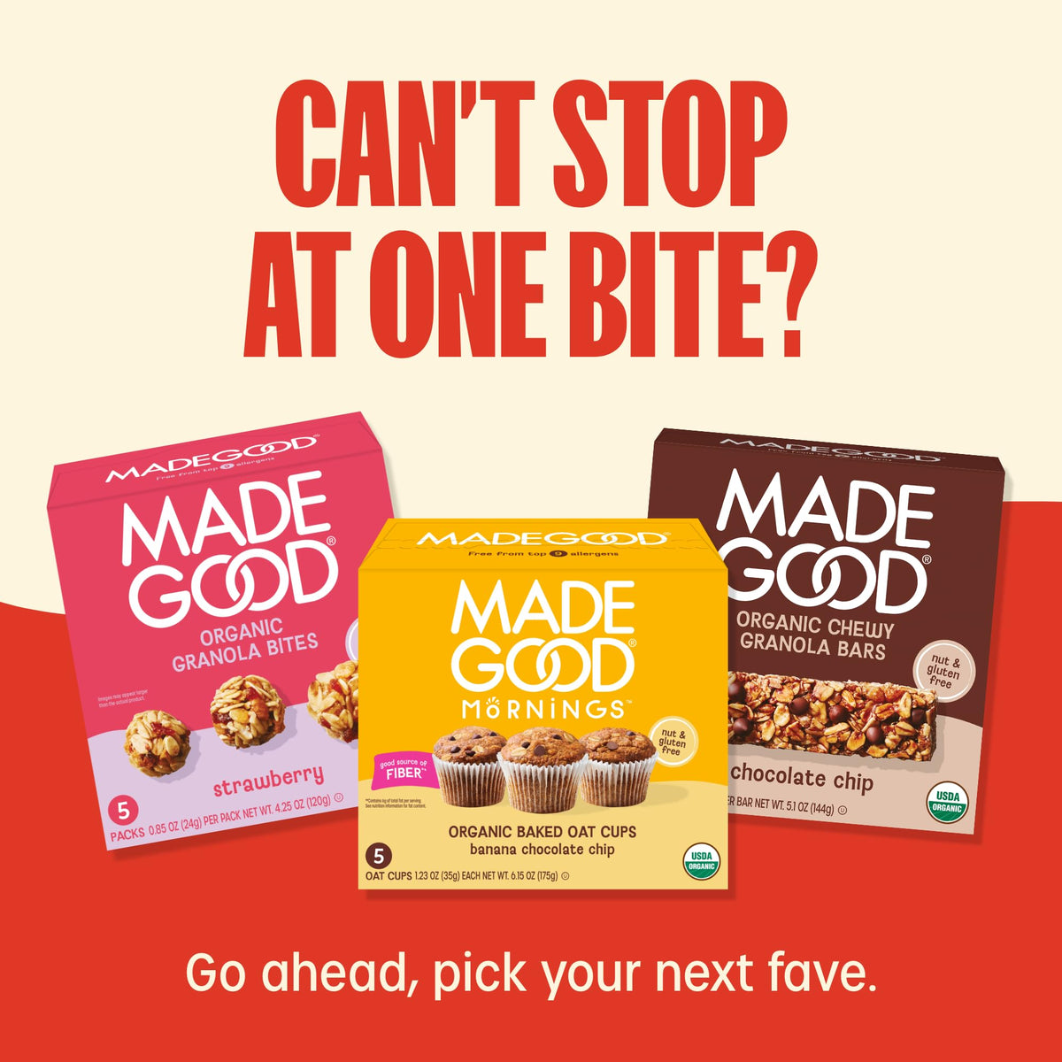MadeGood Mornings Bulk Pack is ideal for families and classrooms.