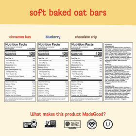 MadeGood Mornings Organic Certification label signals trusted, organic ingredients.