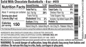 Madelaine 3/4-inch milk chocolate balls ideal for candy jars and gifts