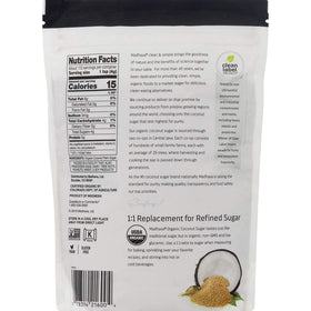 Madhava Coconut Sugar packaging recyclable design, BPA-free and sustainable