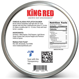 King Red Salmon Rub cedar-plank cooking setup with smoky aroma