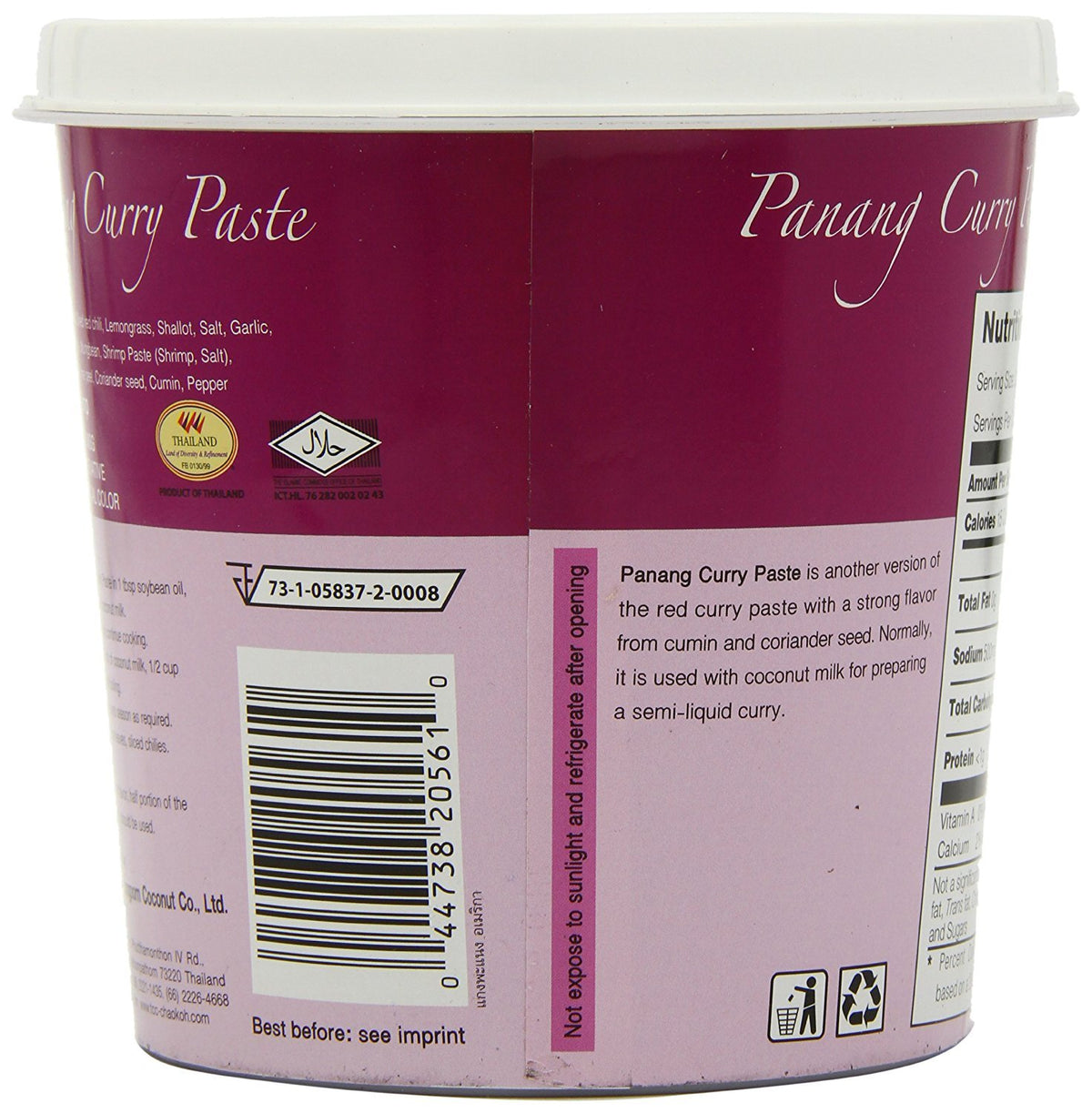 Mae Ploy Panang curry plated to showcase restaurant-style Thai flavor