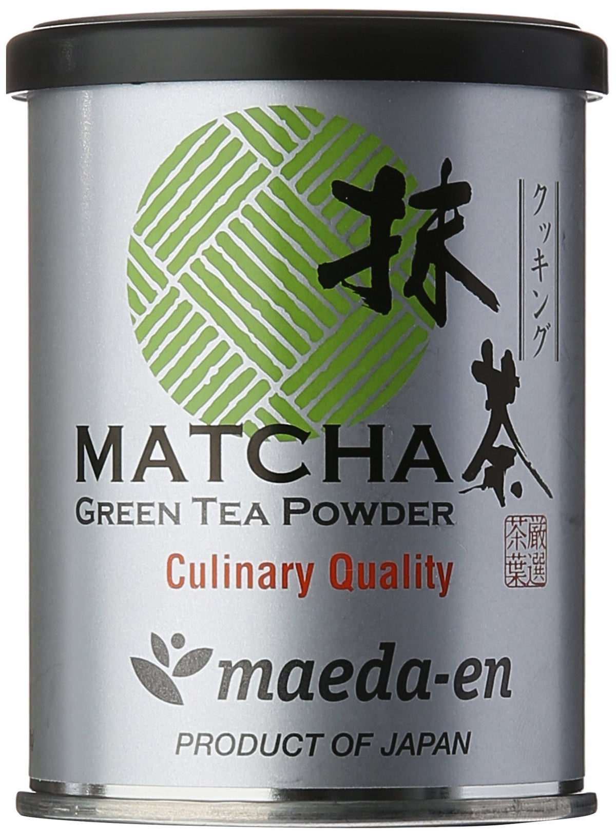 Maeda-En Matcha Culinary Quality green powder for recipes and beverages.