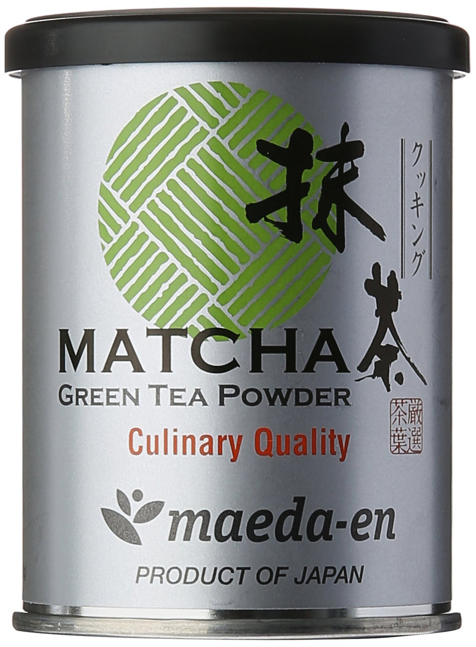 Maeda-En Matcha Culinary Quality green powder for recipes and beverages.