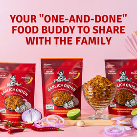 MaeMai Crispy Onion Garlic Flakes bowl served shows versatile finish.