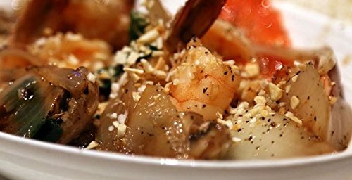 Maesri fried shallots and garlic top salads and soups for extra texture.