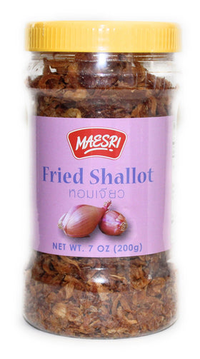 Maesri fried shallots garnish Vietnamese inspired dishes with crisp texture.