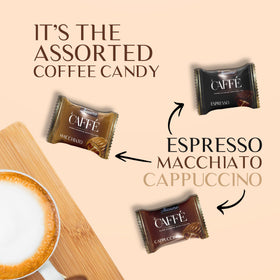 Maestro Massimo pocket-sized coffee candies for on-the-go moments.
