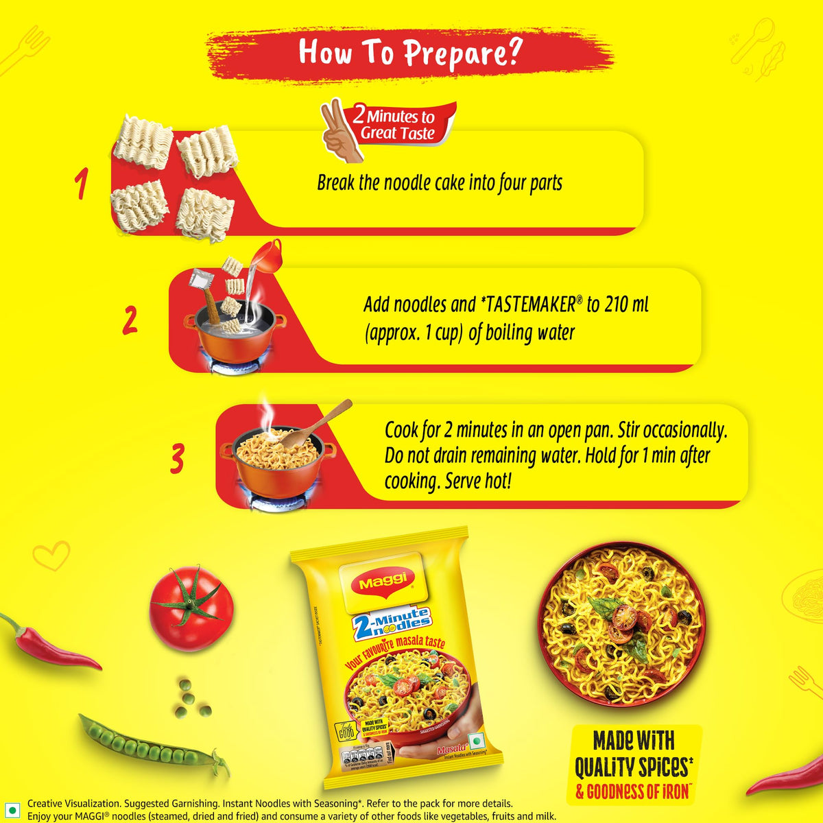 Easy cook in minutes: Maggi Masala noodles perfect for a busy evening