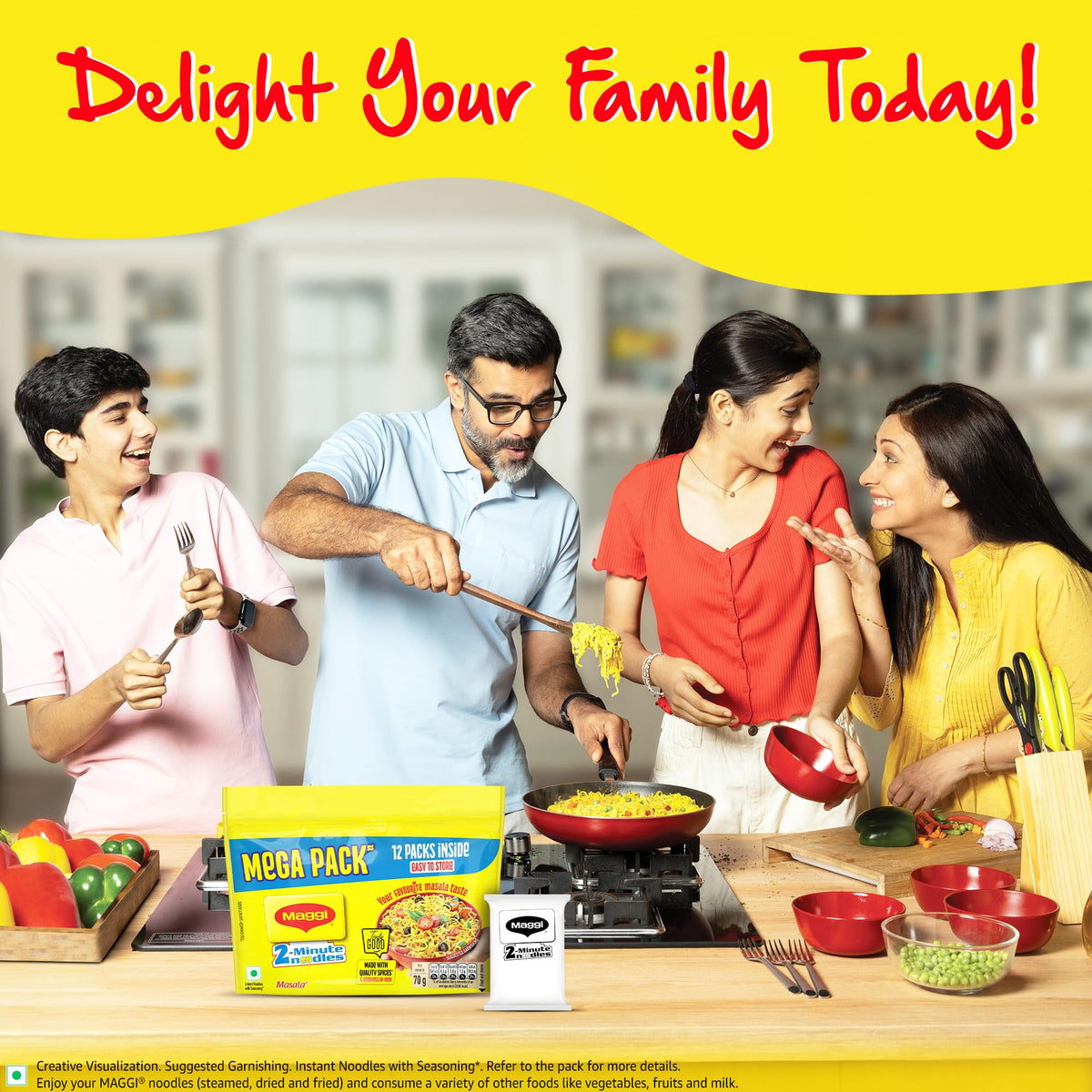 Made in India Maggi 2 Minutes Masala delivers authentic taste