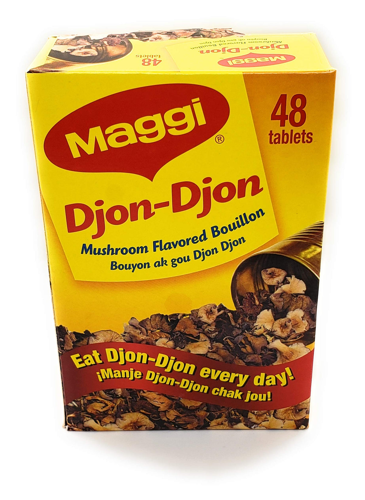 MAGGI Djon Djon cubes in a pot infuse rice with mushroom aroma