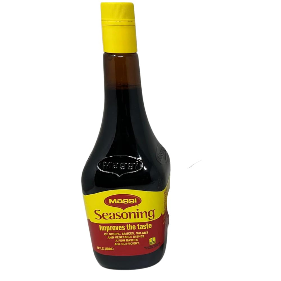 Maggi European Seasoning bottle pour enhances soups and sauces