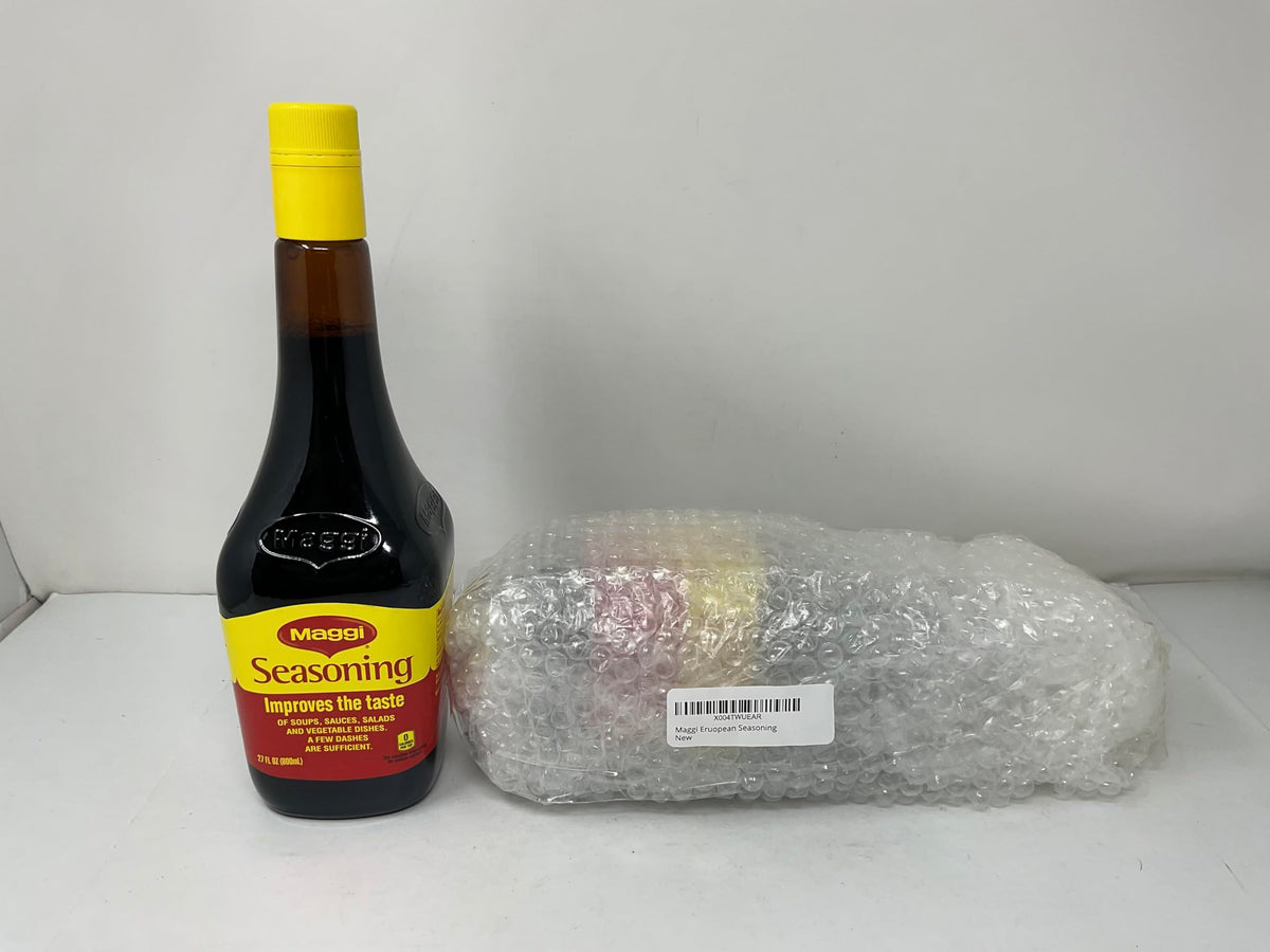 Maggi European Seasoning with a wooden spoon ready for simmered sauces