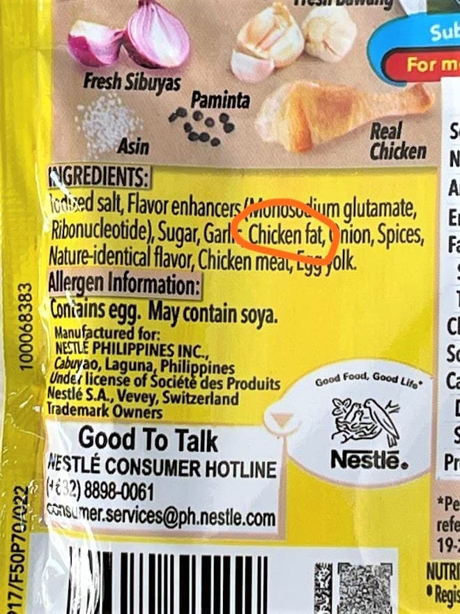 Maggi Magic Sarap 16-pack packaging detail, ideal for soups and fried rice.