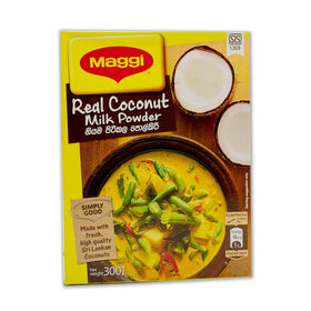 Maggi Real Coconut Milk Powder 300g front label for cooking prep.