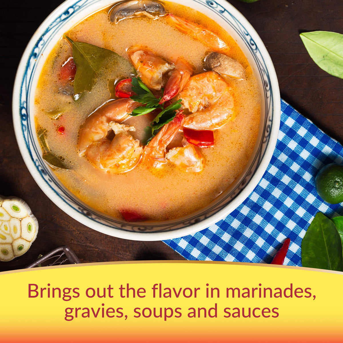 Maggi Seasoning label emphasizes no added preservatives.