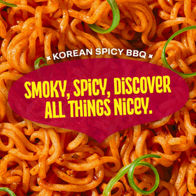 Maggi Korean Spicy BBQ Noodles cooking bowl captures savory aroma in minutes