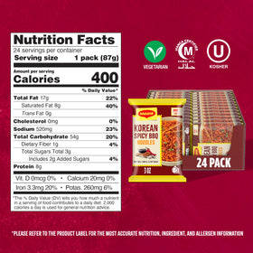 Maggi vegetarian kosher halal emblem communicates dietary flexibility
