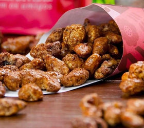 Packaging of Magic Bavarian Cinnamon Roasted Cashews, ideal for gifting or travel.