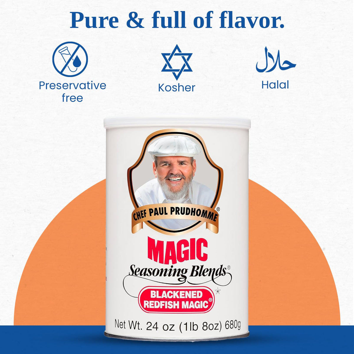 Magic Seasoning Blends Blackened Redfish Magic ideal for grilling seafood and meats.