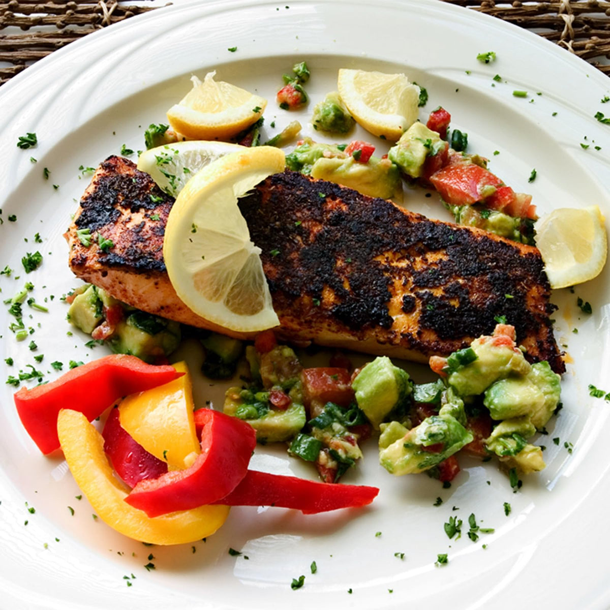 Magic Seasoning Blends Blackened Redfish Magic pan-sear ready crust adds flavor.