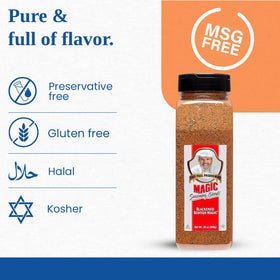 Magic Seasoning Blends gluten-free, MSG-free spice boosts grilled chicken flavor.