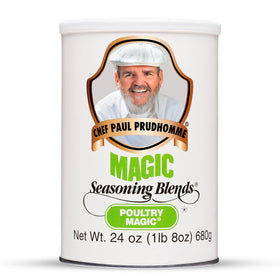 Magic Seasoning Blends Poultry Magic bottle adds savory depth to roasted poultry