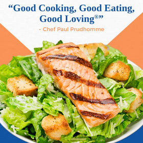 Pan-seared salmon using Salmon Magic seasoning